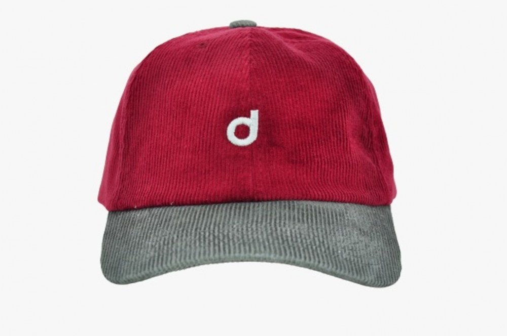 BONÉ-aba-CURVA-marca-drama-STRAP-BACK-DESCONSTRUIDO-VELUDO-cor-vermelho-CINZA-loja-estilo-skate-suca
