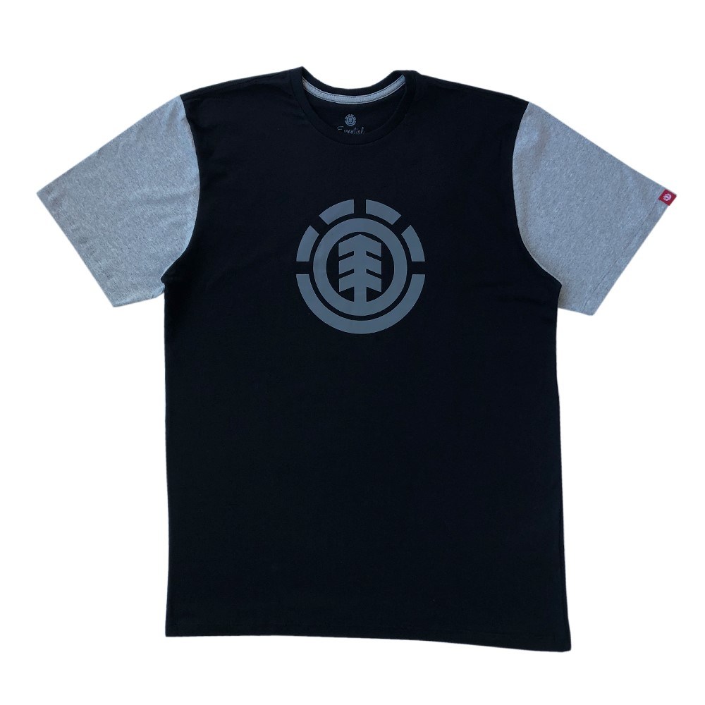 CAMISA-basica-marca-element-estampada-cor-preto-estilo-skate-sucata-brazil-maua-moda-skatista-streetwear-